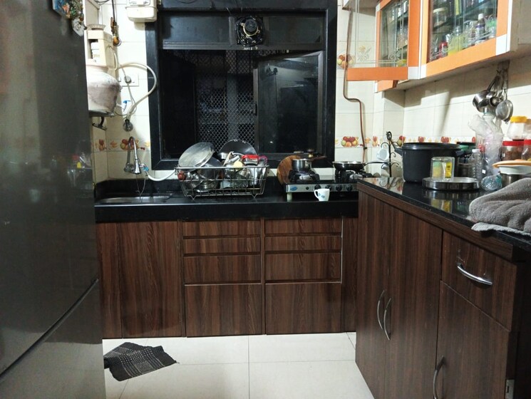 Kitchen, hubtown-greenwoods 2 Bedroom 650 Sq.Ft. Apartment In Vartak Nagar Thane 8074735