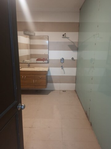 Bathroom in 1 BHK Apartment at The Galaxy Hotel, Sector 15 – for Rent