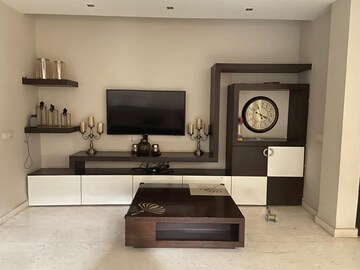 Living Room in 4 BHK Apartment at Vasant Vihar – for Rent