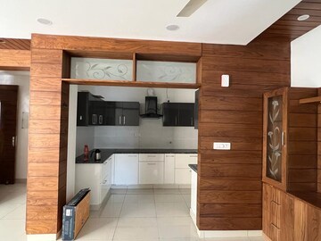 Kitchen in 3 BHK Apartment at Highland Park Chandigarh, Bhabat – for Sale
