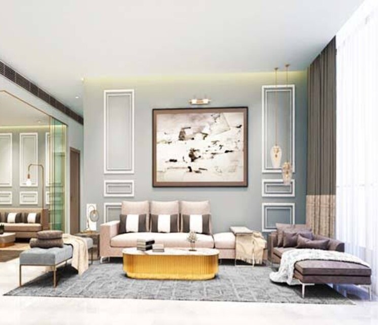 Living Room, rustomjee-crown 4 Bedroom 1700 Sq.Ft. Apartment In Prabhadevi Mumbai 8075272