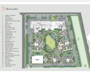 Master Plan in 3 BHK Apartment at Elite X, Sector 10 Greater Noida – for Sale