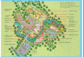 3 BHK Apartment – Map Location View at Windlass River Valley, Harrawala - for Sale