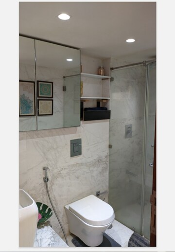 Bathroom in 3 BHK Apartment at Niraj Kakad Heights, Bandra West – for Sale