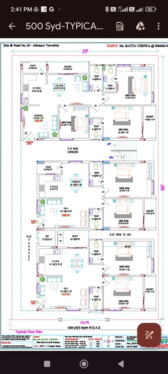 2 BHK Builder Floor For Resale in RK Residency Allapur Allapur Hyderabad  8075321