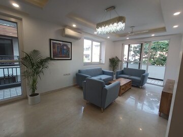 Living Room in 4 BHK Apartment at Anand Niketan – for Rent
