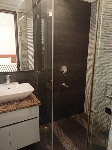 Bathroom in 4 BHK Apartment at Anand Niketan – for Rent