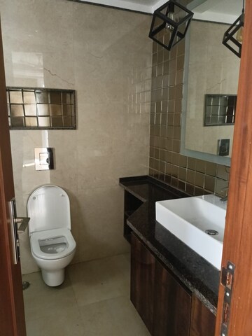 Bathroom in 4 BHK Apartment at Anand Niketan – for Rent