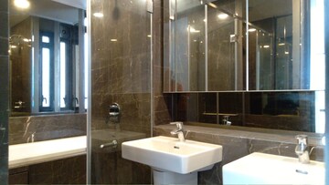 Attached Bathroom in 3 BHK Apartment at Lodha Marquise, Worli – for Rent