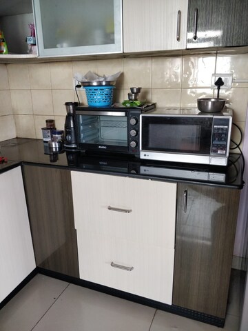 Kitchen in 2 BHK Apartment at Golden Palms Apartment Bangalore, Thanisandra Main Road – for Rent