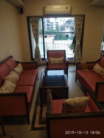 Living Room in 4 BHK Apartment at Khar West – for Sale