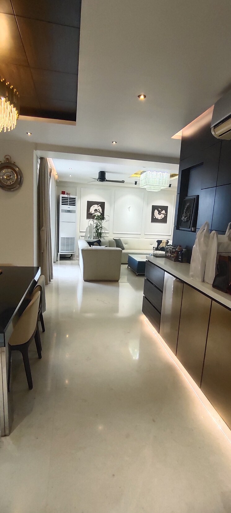 Living Room, pride-purple-park-titanium 3.5 Bedroom 2568 Sq.Ft. Apartment In Wakad Pune 8075654