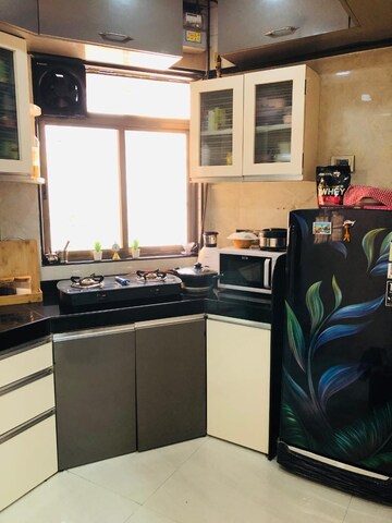 Kitchen in 1 BHK Apartment at Mahape – for Rent