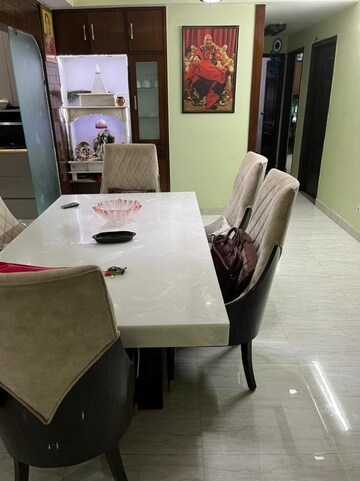 Living Room in 3 BHK Builder Floor at Smart Lane, Niti Khand – for Rent