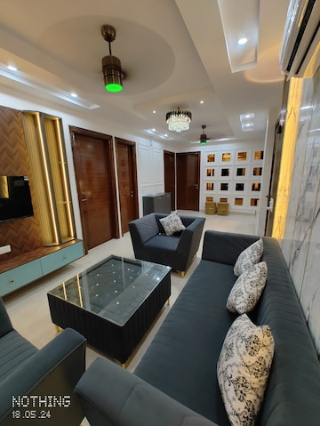 Bedroom in 3 BHK Builder Floor at Ansal Sushant Lok I, Sector 43 – for Rent