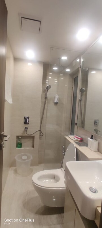 Bathroom in 1 BHK Apartment at Hiranandani Regent Hill, Powai – for Rent