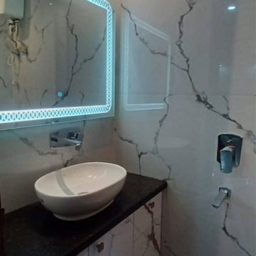 Bathroom in 3 BHK Apartment at Emaar Marbella, Sector 66 – for Rent