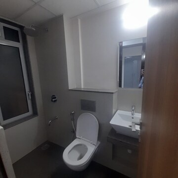 Bathroom in 1 BHK Apartment at Rosa Gardenia, Ghodbunder Road – for Sale