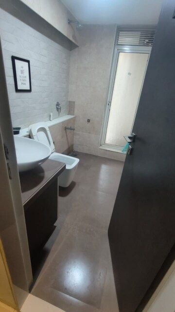 Bathroom in 2 BHK Apartment at Melange Apartment, Santacruz East – for Rent