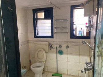 Bathroom in 1 BHK Apartment at Hiranandani Garden Blue Bell, Powai – for Rent