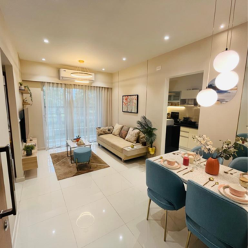 Team Area in 2 BHK Apartment at Krishna Greenland Park Vastu Federation, Kasarvadavali – for Rent
