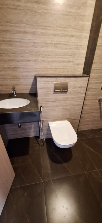Bathroom in 2 BHK Apartment at Lodha Vista, Lower Parel – for Rent