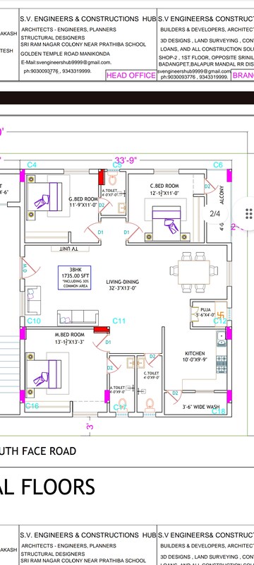 3 BHK Builder Floor For Sale in Sunshine Vihaan, Alkapoor