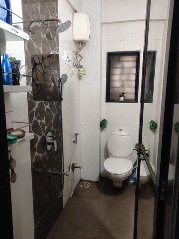 Bathroom in 2 BHK Apartment at Mahape – for Rent