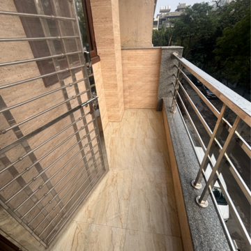 Balcony in 1.5 BHK Builder Floor at Sector 1 – for Rent