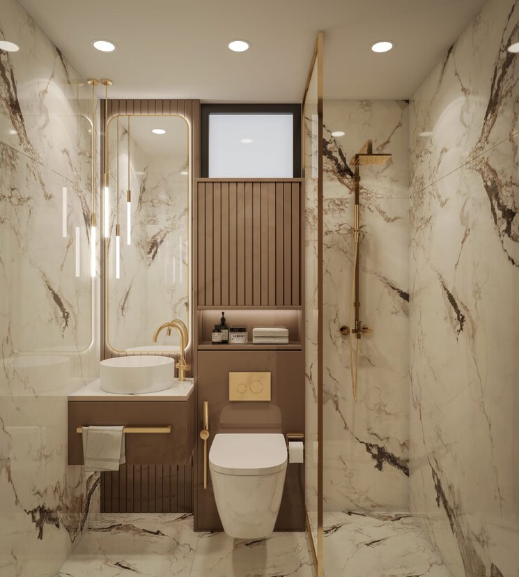 Bathroom, jalaram-shree-uma-heights 1 Bedroom 438 Sq.Ft. Apartment In Dombivli East Thane 8076378