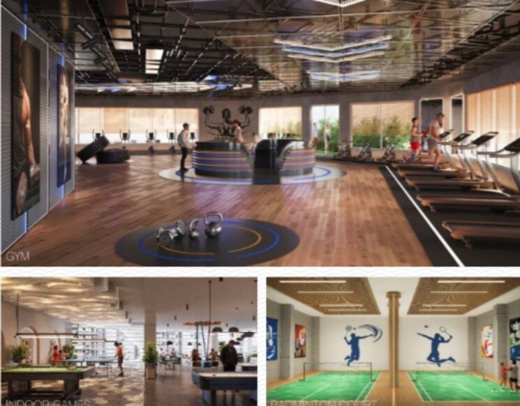 Gym, anvita-ivana 3 Bedroom 2210 Sq.Ft. Apartment In Kollur Hyderabad 8076369