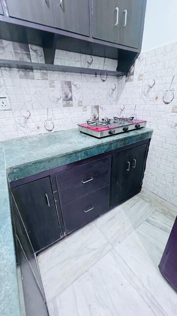 Kitchen in 3 BHK Builder Floor at Ansal Sushant Lok I, Sector 43 – for Rent
