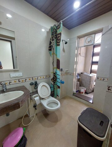 Attached Bathroom in 2 BHK Apartment at K Raheja Interface Heights, Malad West – for Rent
