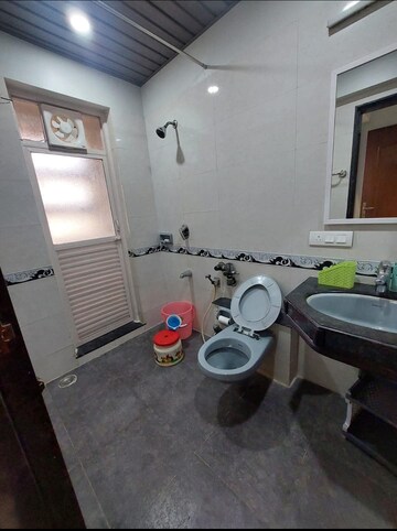Bathroom in 2 BHK Apartment at K Raheja Interface Heights, Malad West – for Rent