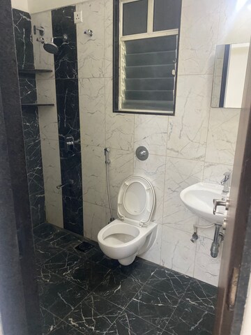 Bathroom in 2 BHK Apartment at Vilas Javdekar Yashone Wakad Central, Wakad – for Rent