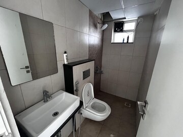 Bathroom in 3 BHK Apartment at Godrej Hillside 2, Mahalunge – for Rent