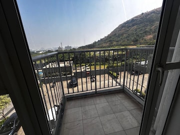 Balcony in 3 BHK Apartment at Godrej Hillside 2, Mahalunge – for Rent