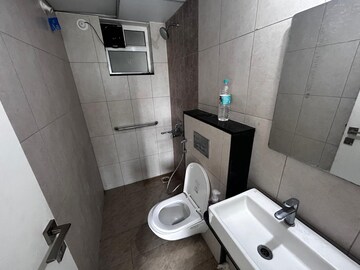 Bathroom in 3 BHK Apartment at Godrej Hillside 2, Mahalunge – for Rent
