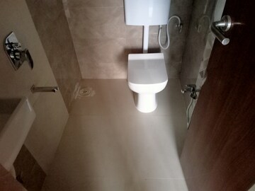 Bathroom in 1.5 BHK Apartment at Aastha River View, Taloja – for Rent
