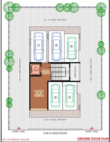 Parking in 1.5 BHK Apartment at Sector 3 Pushpak Nagar – for Sale