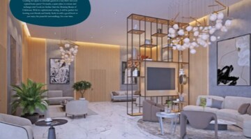 Living Room in 2.5 BHK Apartment at Puppalaguda – for Sale
