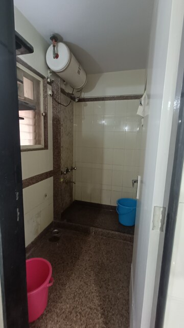 Bathroom in 1 BHK Apartment at Kalpataru Sidhachal Phase IV, Kapur Bawdi – for Rent