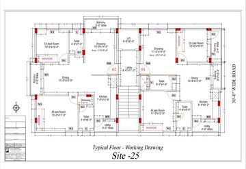 Floor Plan in 2 BHK Builder Floor at Begur – for Sale