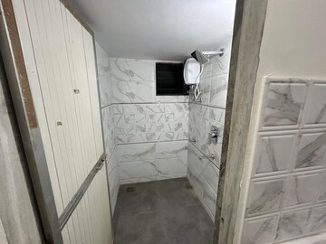 Attached Bathroom in 1 BHK Apartment at River Park Complex, Dahisar East – for Rent