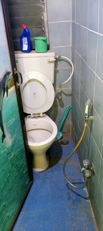Bathroom in 1 BHK Apartment at Greenfield Rocks CHS, Jogeshwari East – for Rent