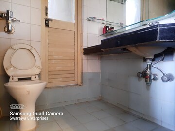 Bathroom in 3 BHK Apartment at Hiranandani Garden Brentwood, Powai – for Rent