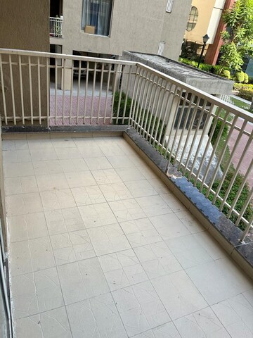 Balcony in 3 BHK Apartment at Sushma Crescent, Dhakoli Village – for Sale