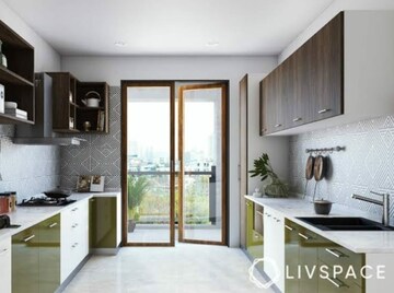 Kitchen in 2.5 BHK Apartment at Oberoi Realty Woods, Goregaon East – for Sale