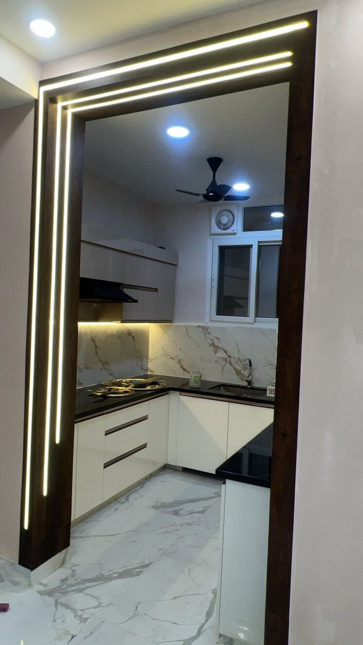 Kitchen, indrapuram 3 Bedroom 1350 Sq.Ft. Builder Floor In Indrapuram Ghaziabad 8077301