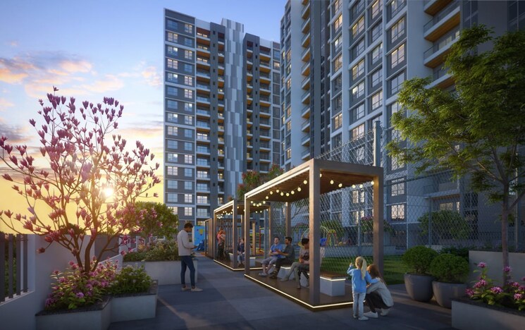 Exterior View, gandharv-the-high-gates 2 Bedroom 822 Sq.Ft. Apartment In Hadapsar Pune 8077294